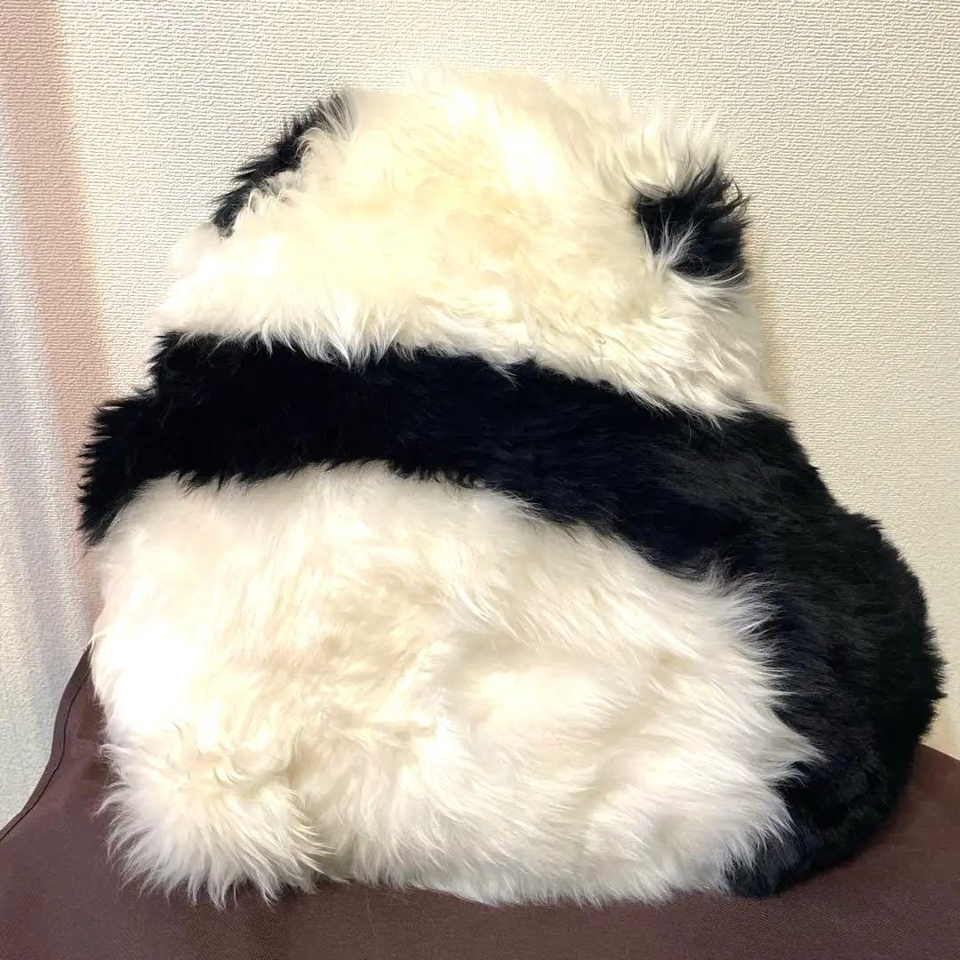 パンダ フワフワ癒される後ろ姿♡ぬいぐるみ＆クッション 新品未使用品