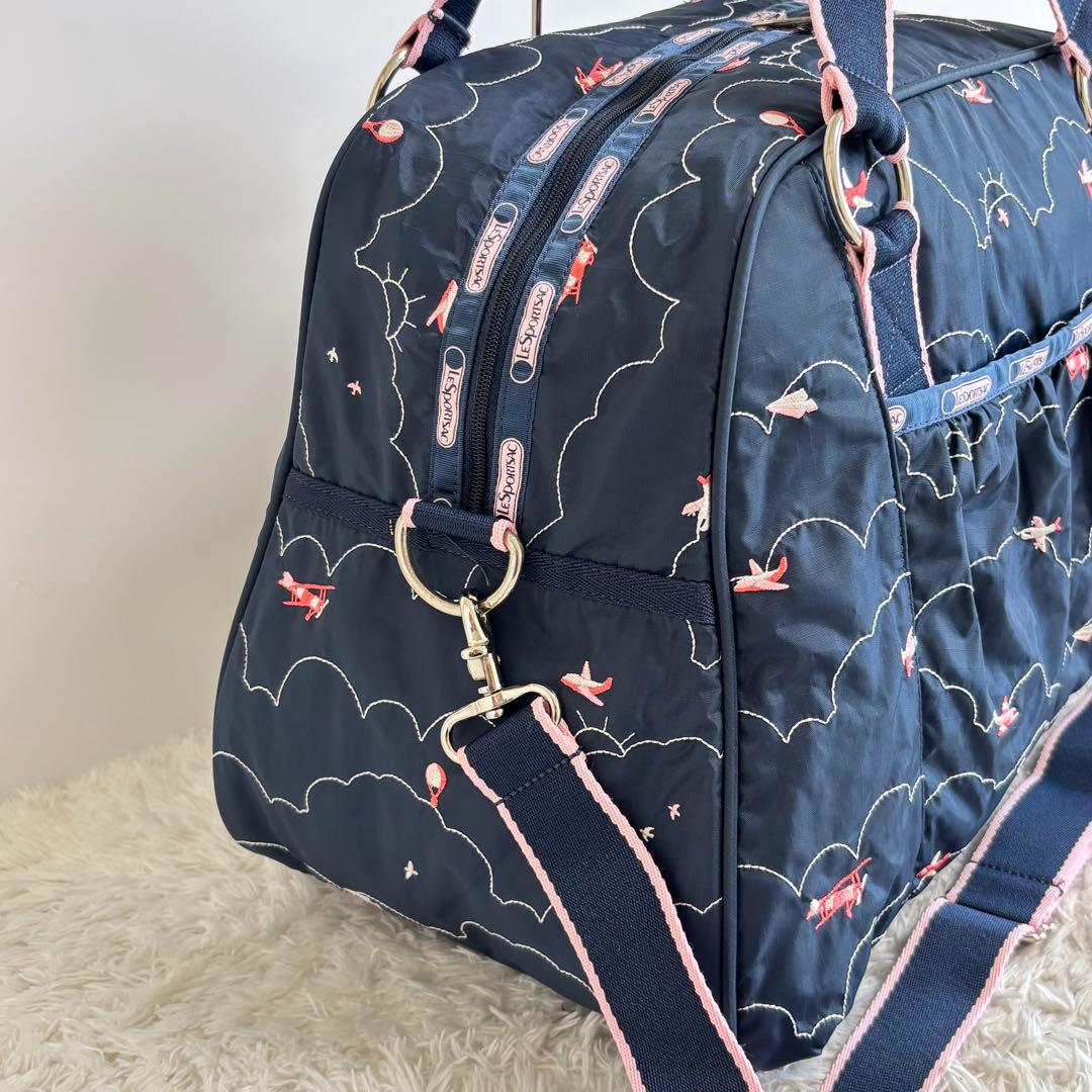 【極美品】 レスポートサック 空港限定 フライトタイム ボストンバッグ 2way