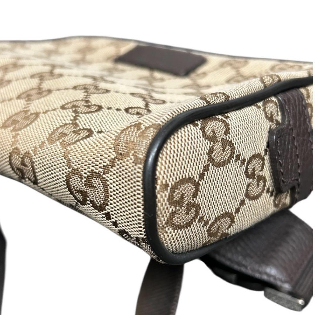 GUCCI グッチ GG柄 キャンバス ベルトバッグ