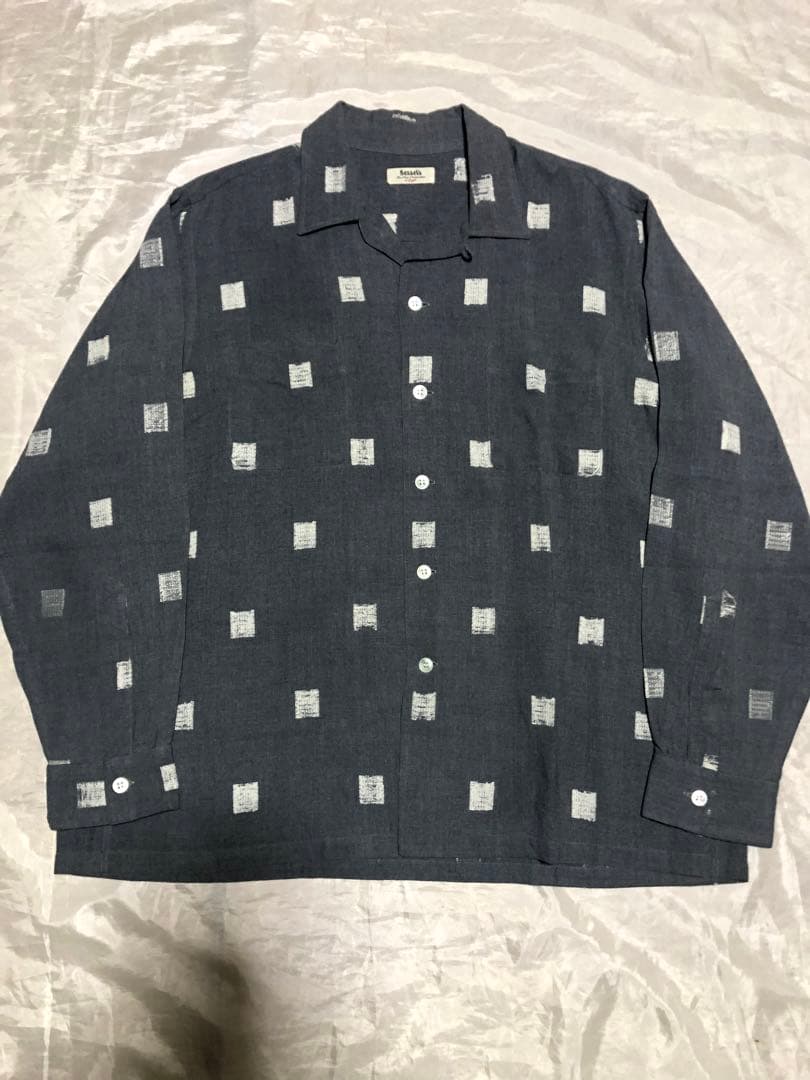 60’s USA製 Sessel’sヴィンテージレーヨンシャツ オープンカラー