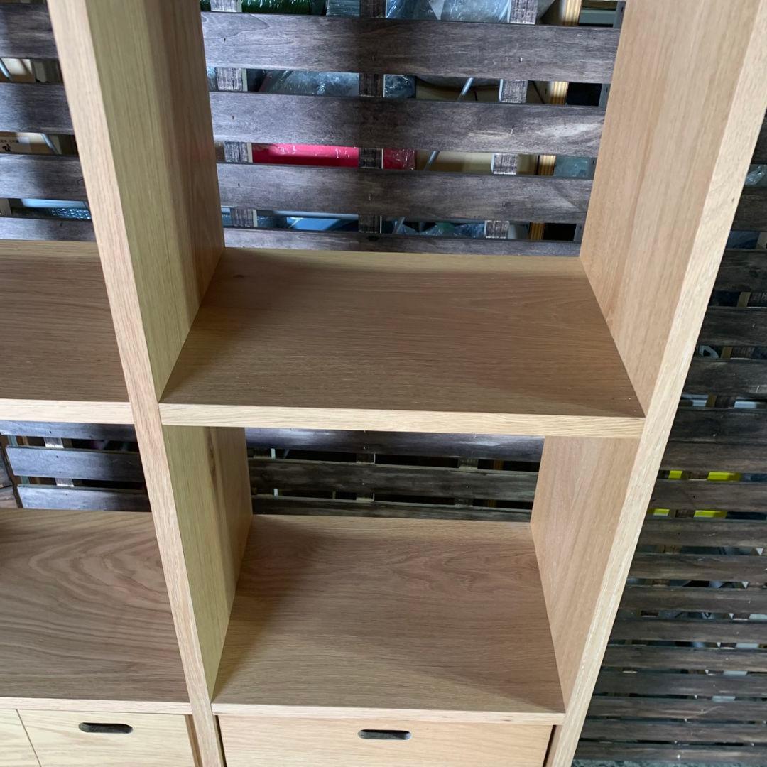 I670\" 無印良品 スタッキングシェルフ 5段2列　引き出し付