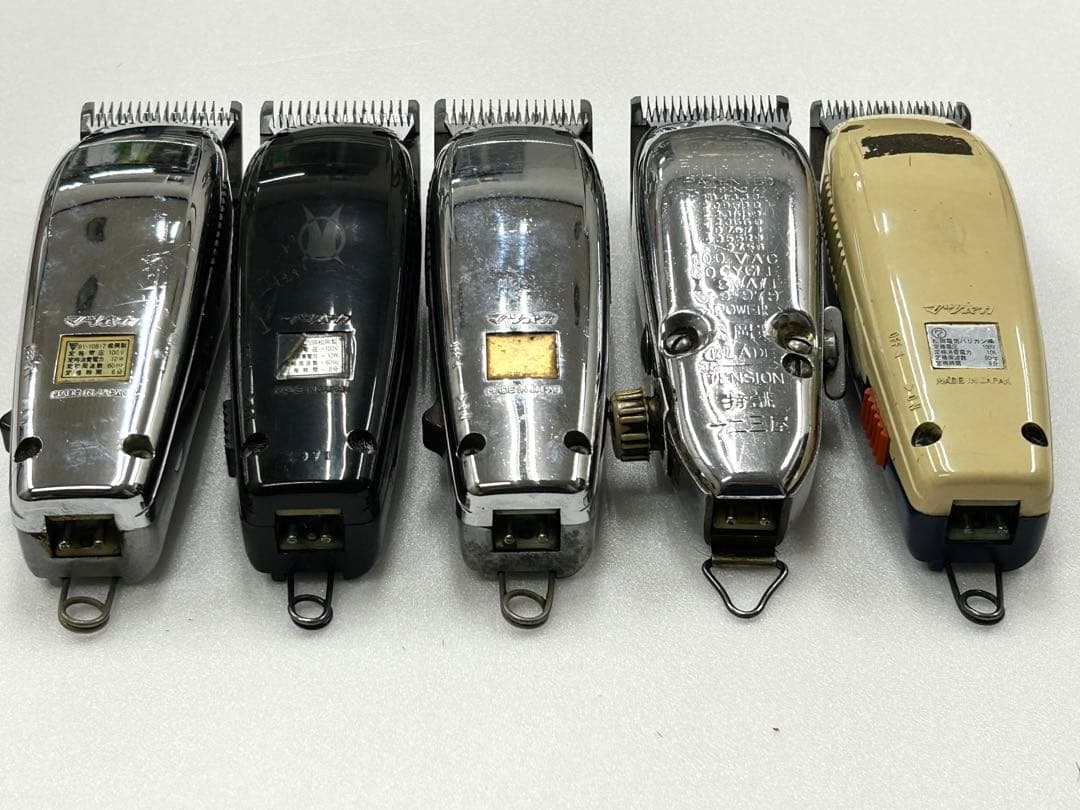 中古 マツオカ バリカン 5種10個