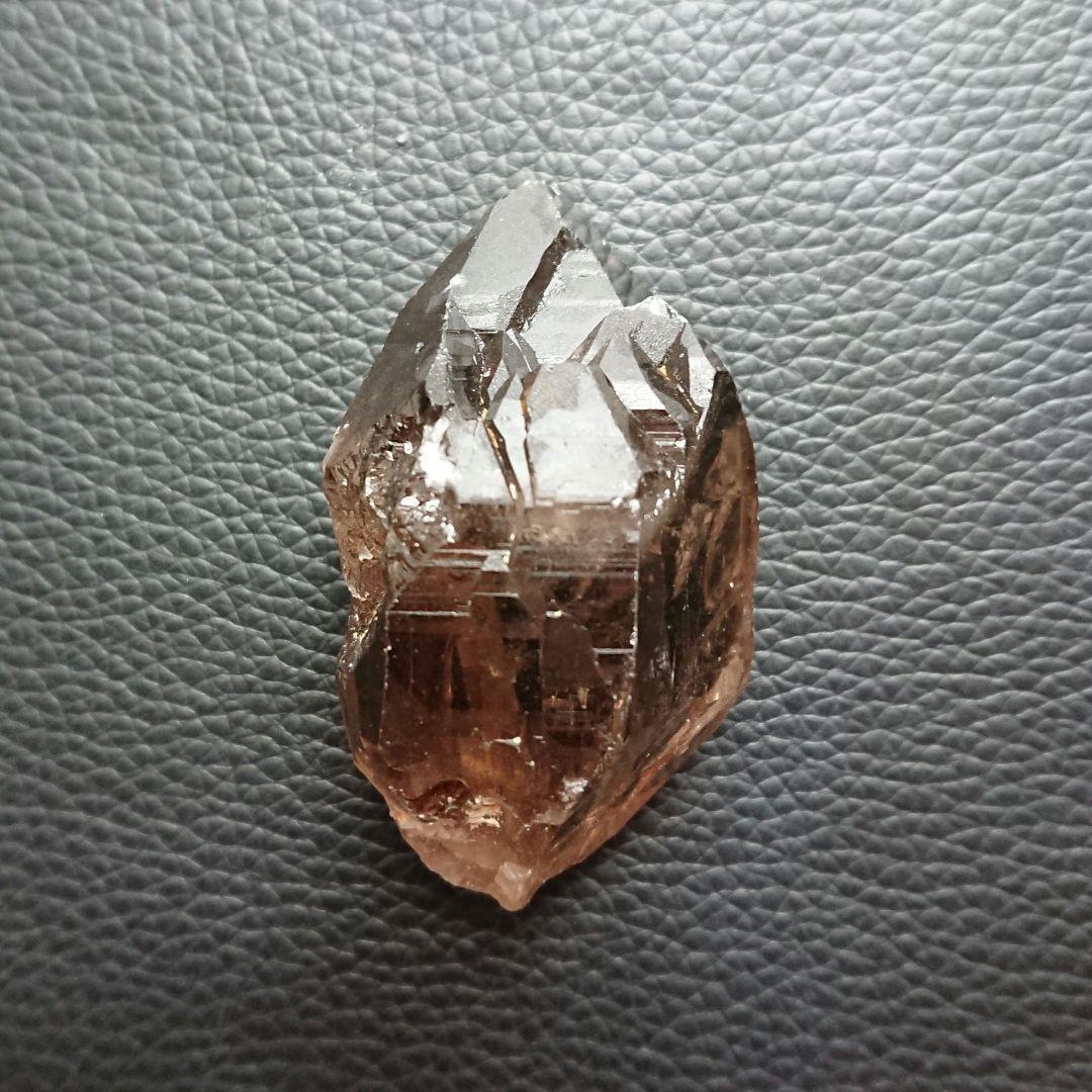 ガウリシャンカール産 スモーキークォーツ ダブルポイント カテドラル