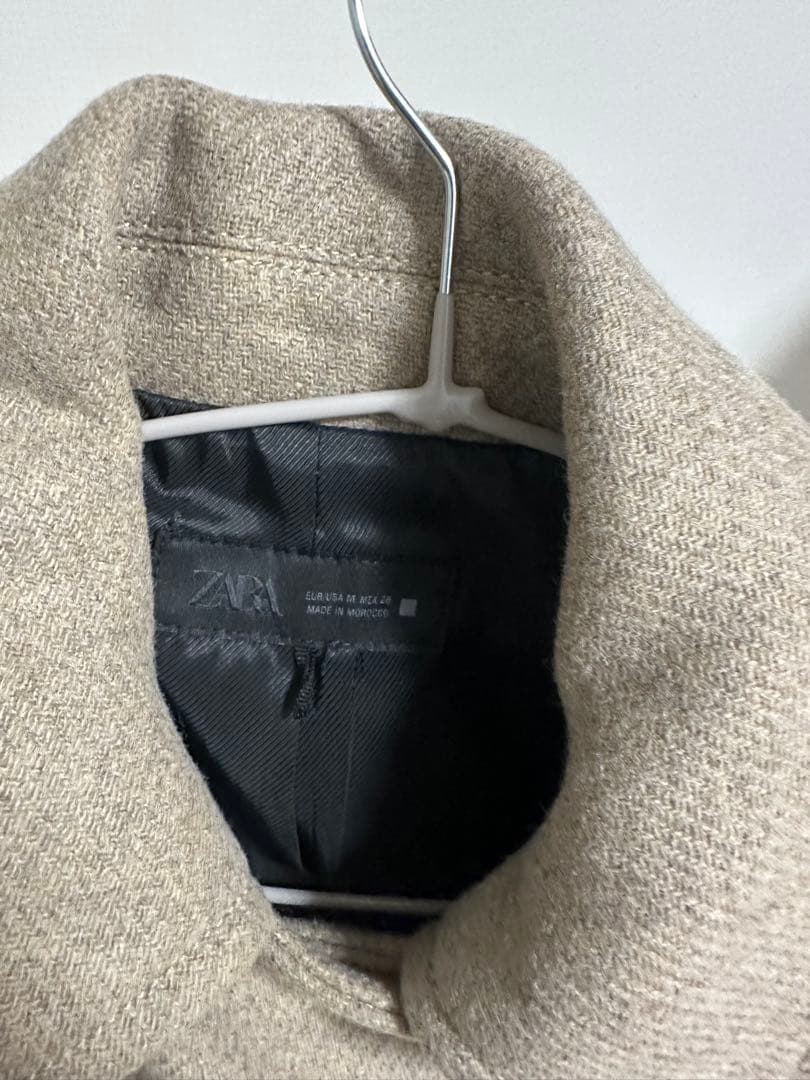 【完売品】ZARA ベージュ ダブルブレストコート