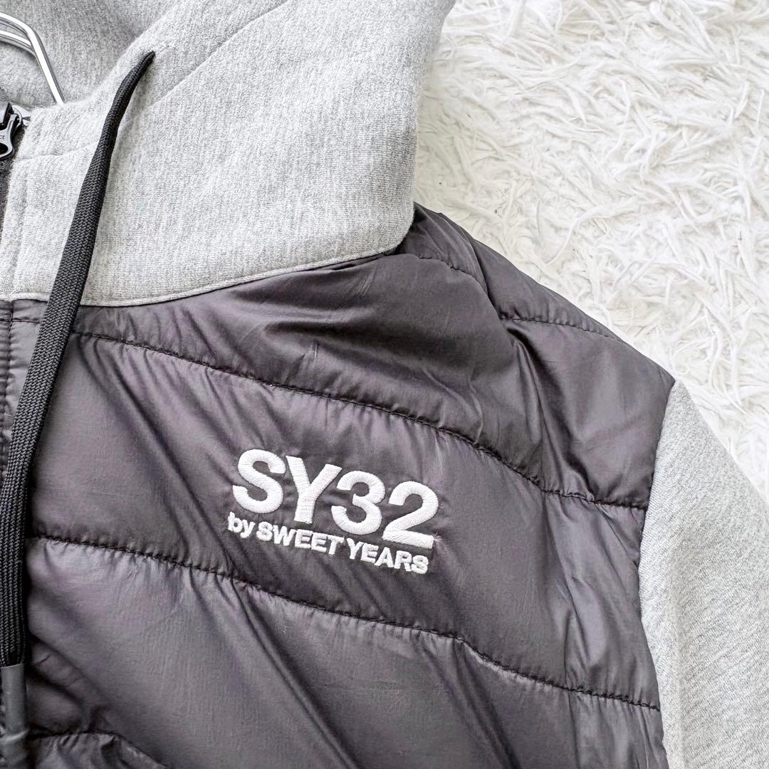 極美品✨SY32 by SWEET YEARS ダウルニットジップフーディー L