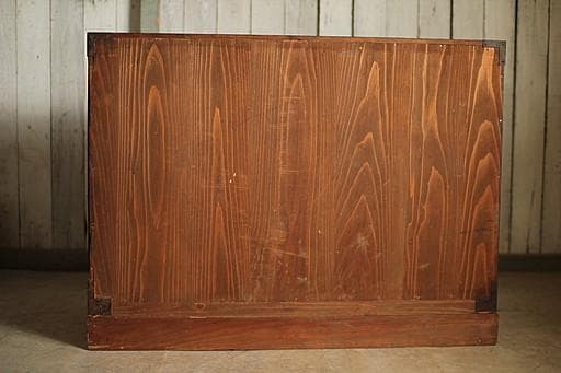 綺麗な丸金具庄内箪笥　抽斗6杯　タンス　収納　古家具　古民家　時代家具