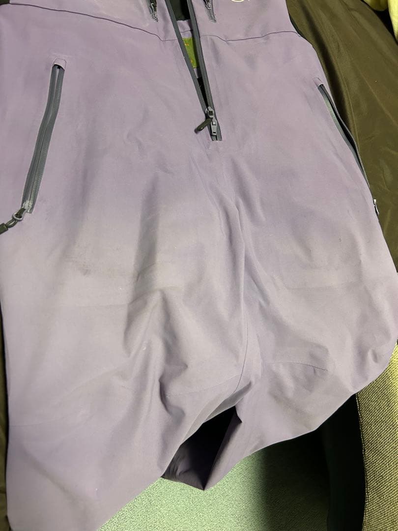 UNFUDGE PEEP BIB PANTS パープル　Mサイズ