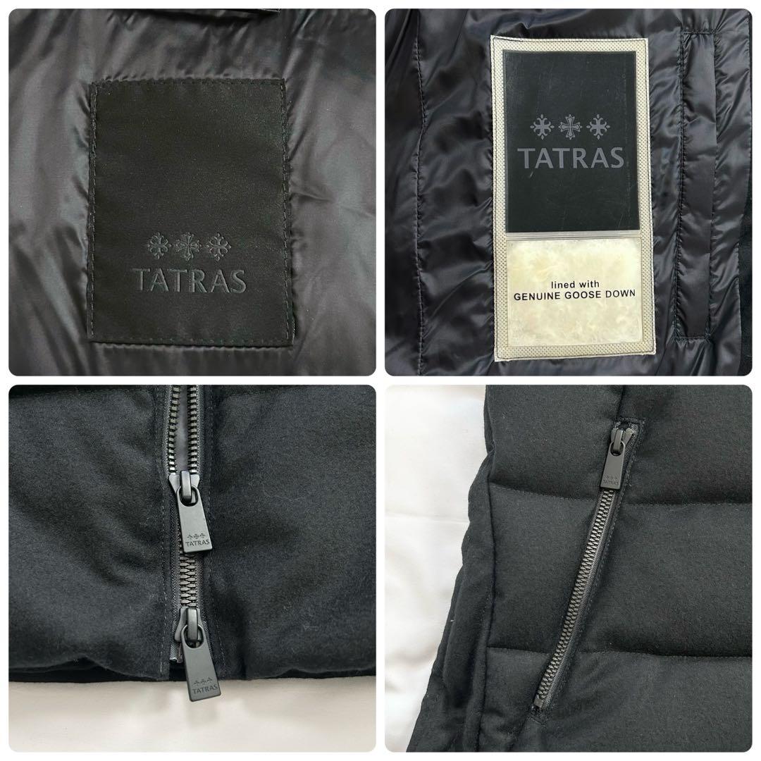 TATRAS　タトラス　ダウンジャケット　2way　黒　ブラック　ファー着脱可◎