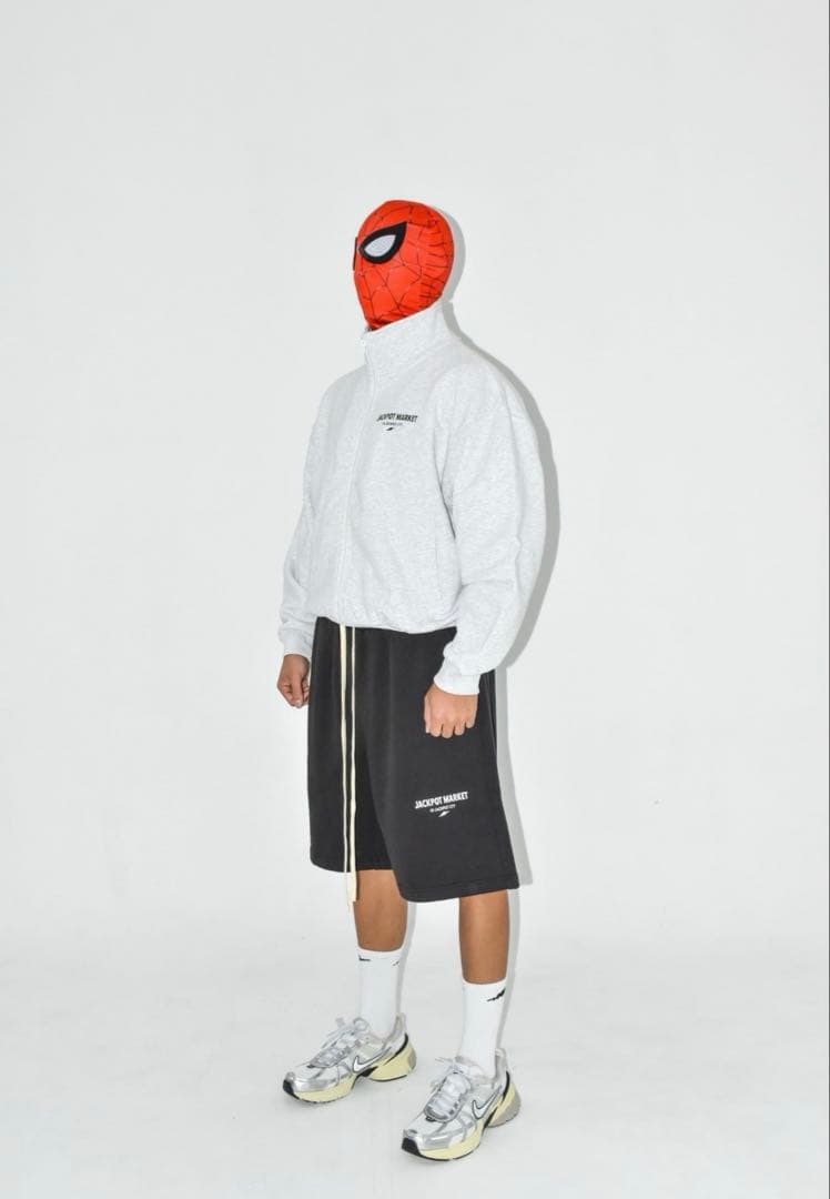 JACKPOT.MARKET ジップジャケット　アッシュグレー　XL 極美品