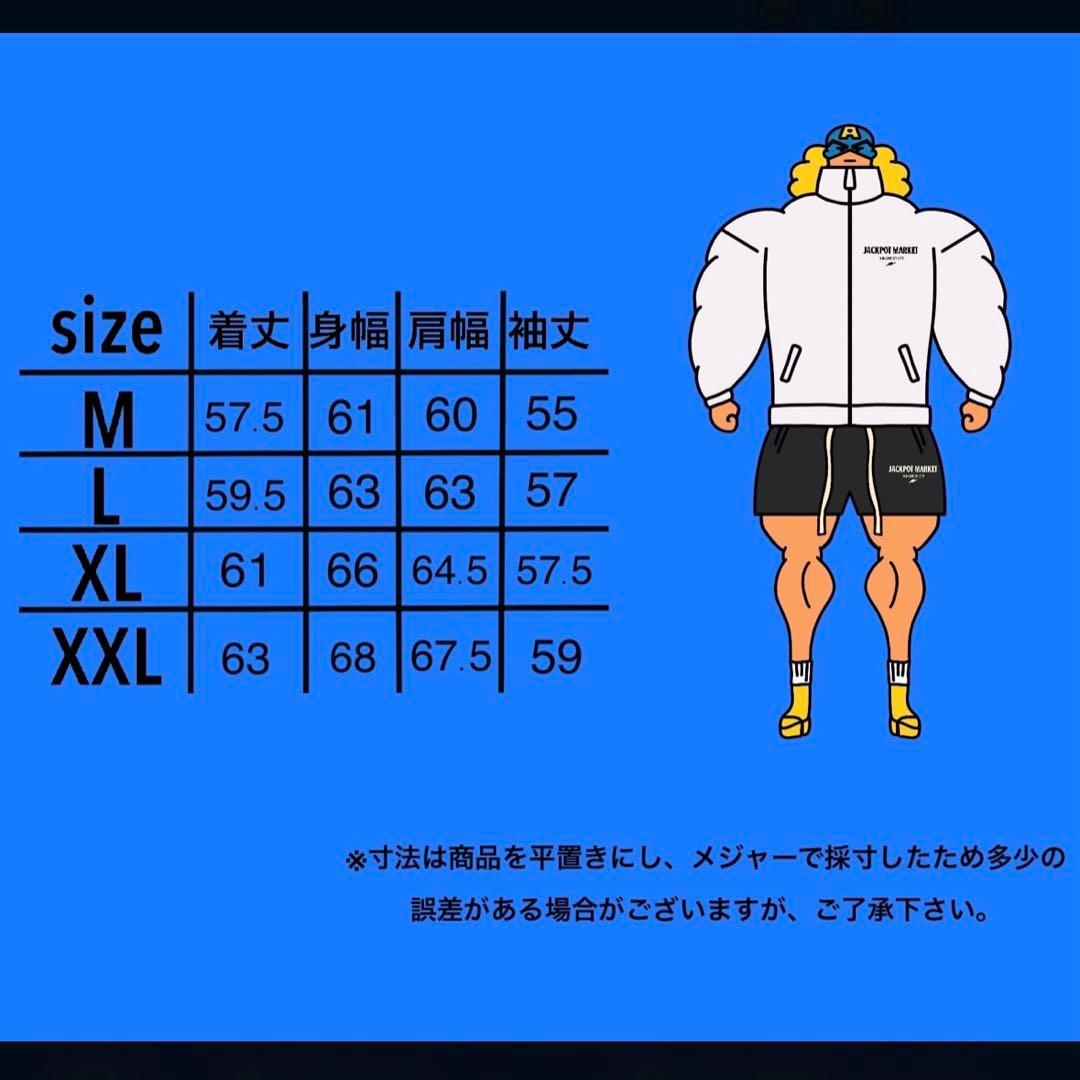 JACKPOT.MARKET ジップジャケット　アッシュグレー　XL 極美品