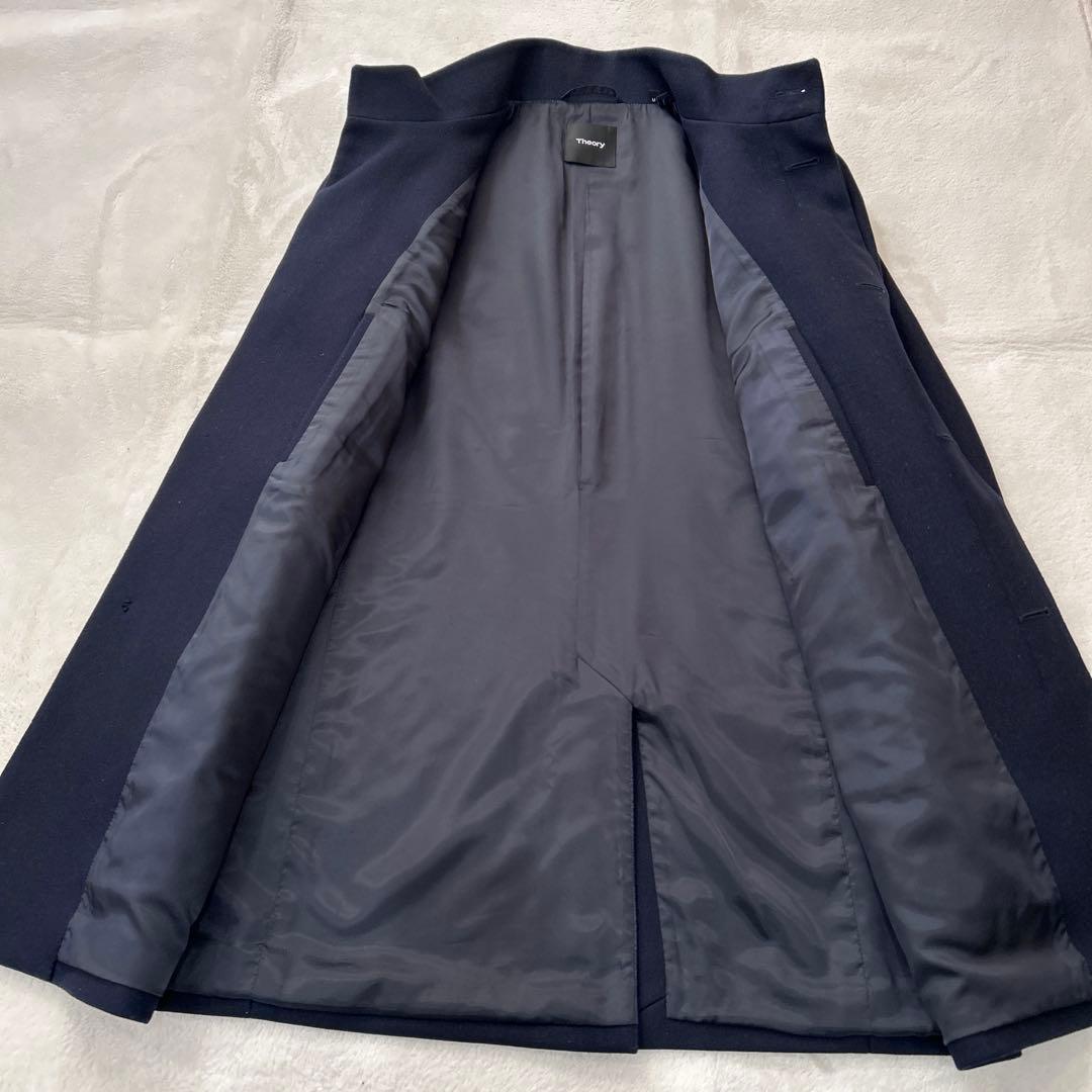 Theory セオリー 現行ロゴ カシミヤブレンド スタンドカラーコート M