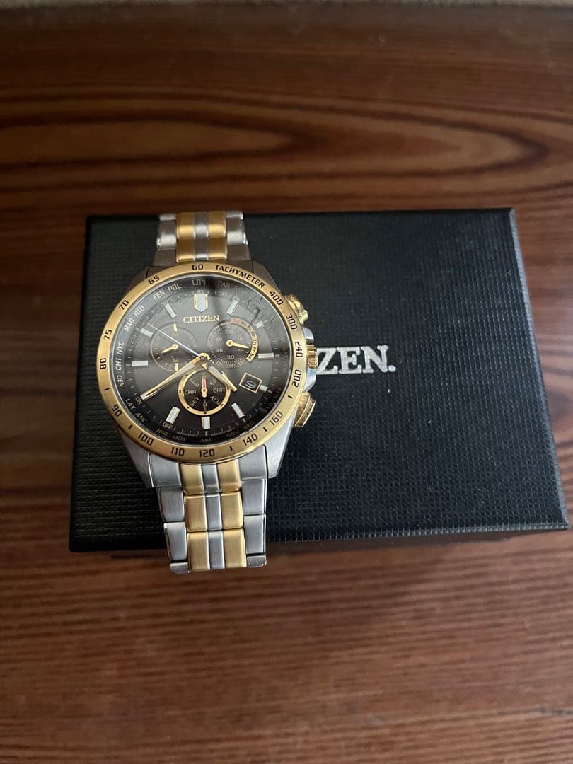 【美品】シチズン CITIZEN エコドライブメンズウォッチ