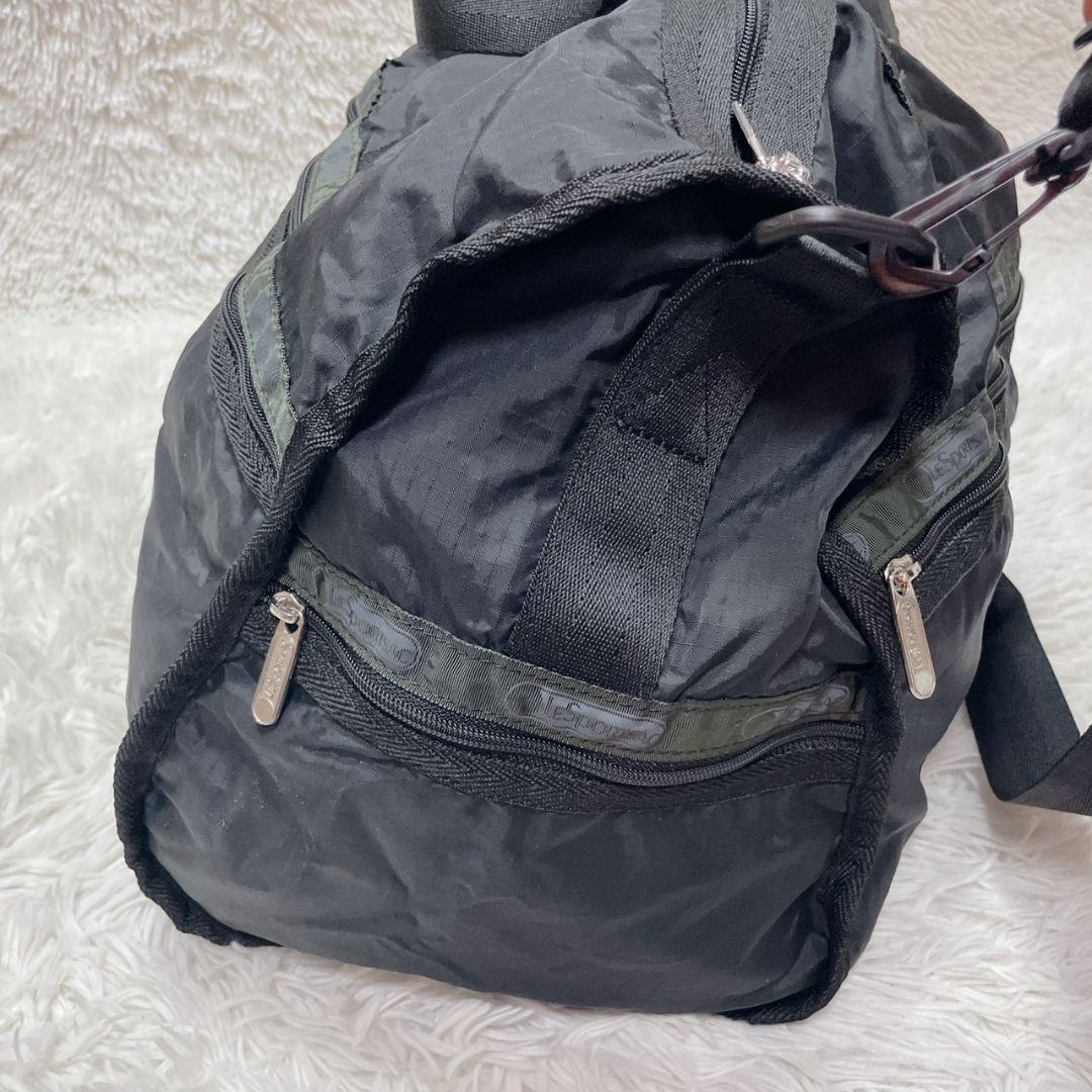 新品 レスポートサック ポーチ付き ブラック ボストンバッグ 2way