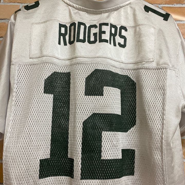 NFL グリーンベイ・パッカーズ　アーロンロジャース　ユニフォーム　[セール！]