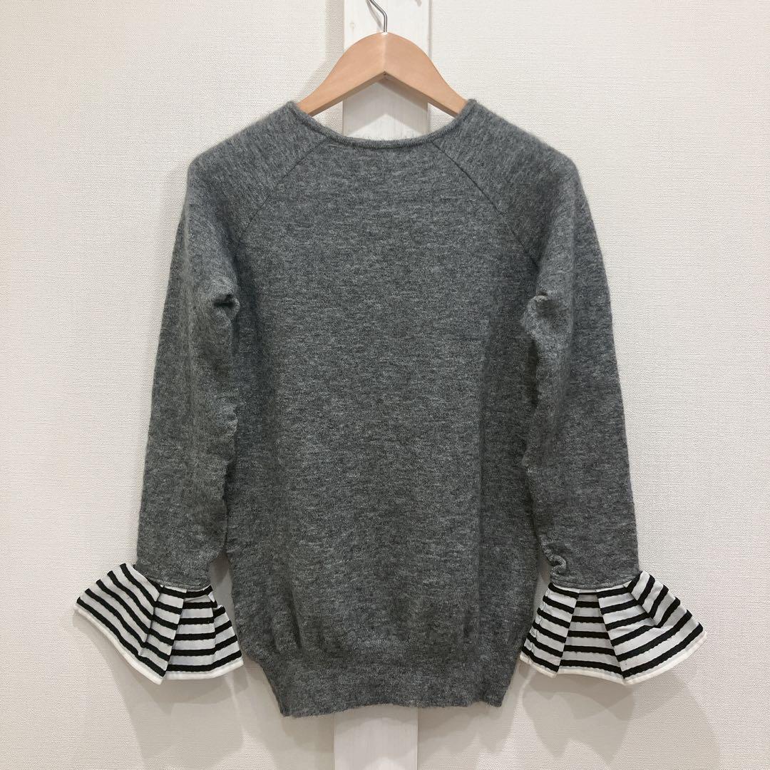 BORDERS at BALCONY ベルスリーブ モヘア ニット 日本製