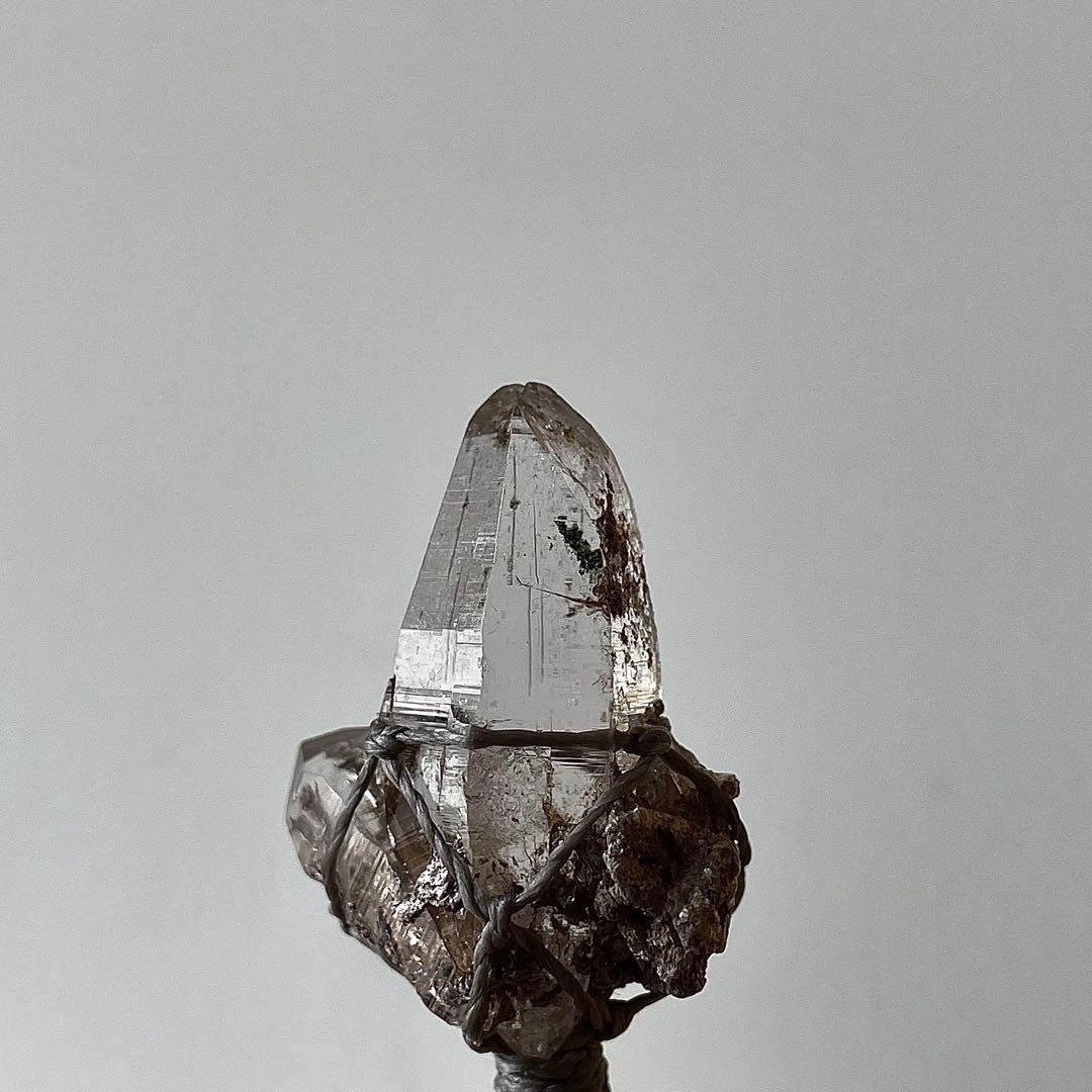 ヒマラヤ水晶 ガネッシュヒマール ＊ マクラメペンダント ネックレス 60