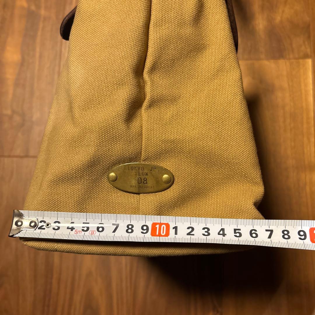 SLOW スロウ キャンバス ハンドルレザー トートバッグ