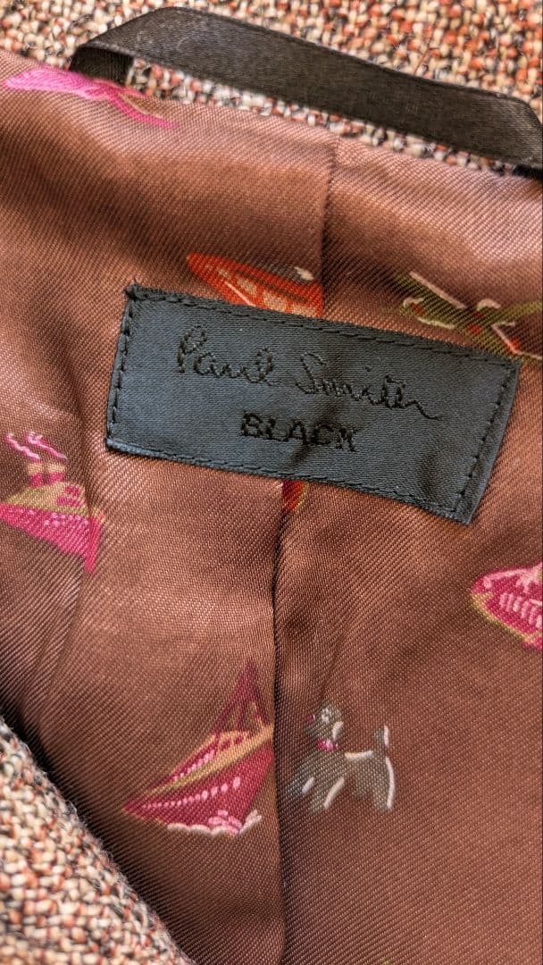 【美品】Paul Smith Black　（ポールスミス）42