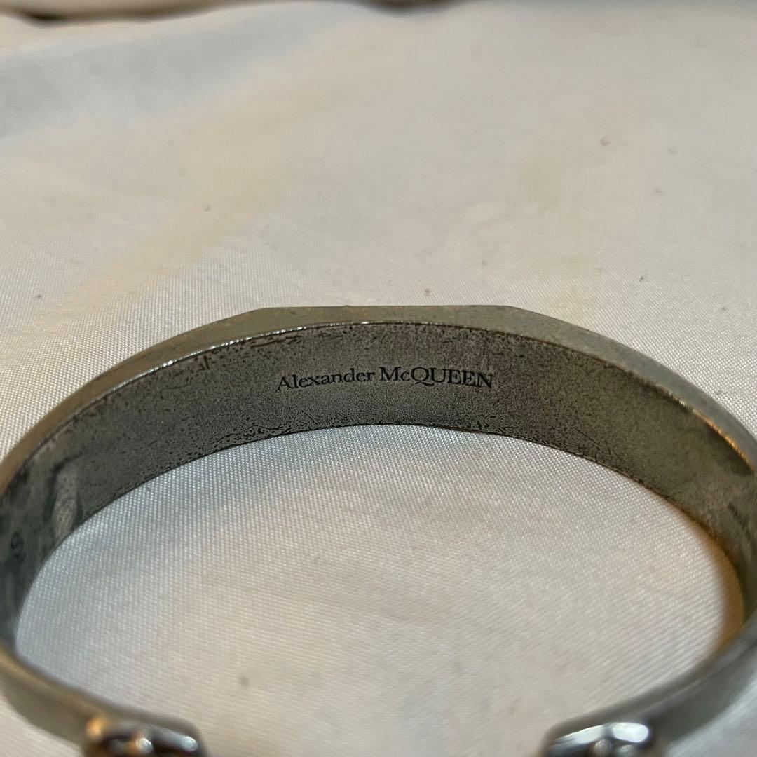 Alexander McQUEEN ブレスレット バングル ドクロ 箱付き