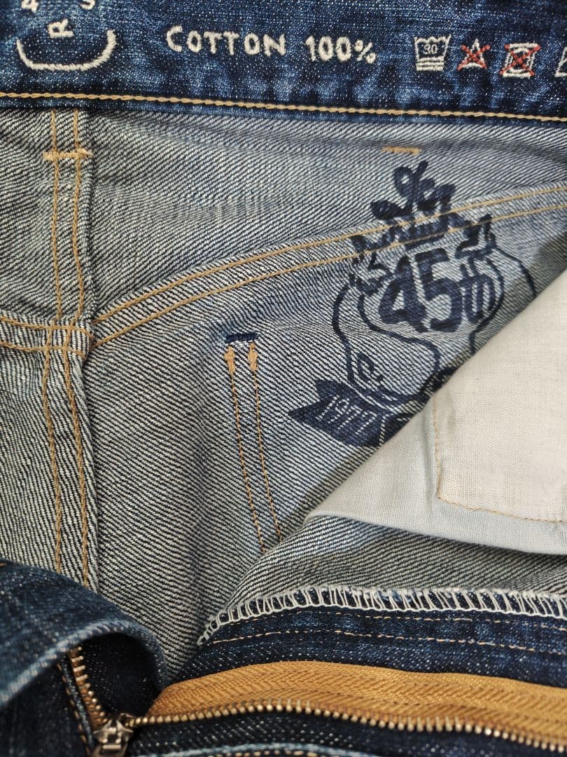 45R デニム パンツ 45年ものがたり シャルロット5 保美 yasumi