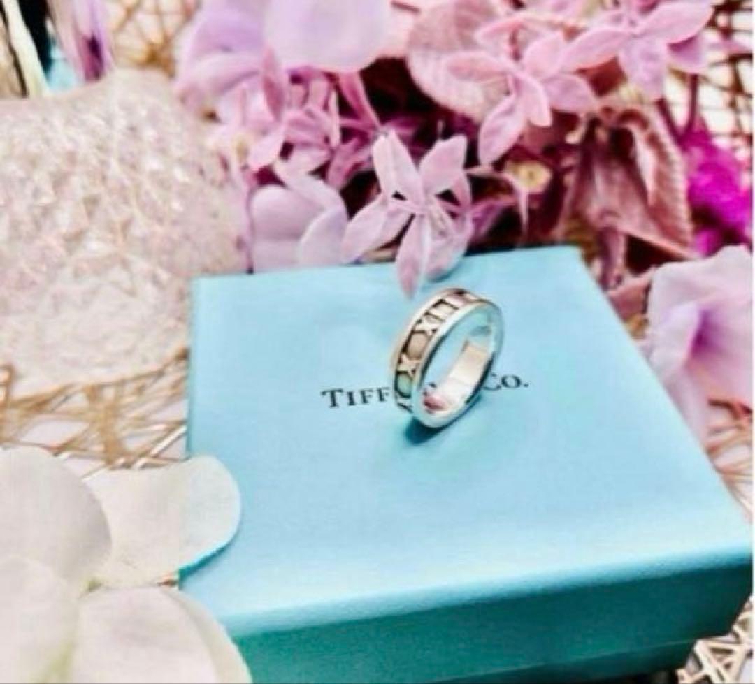 Tiffany ティファニー アトラス スリム リング 指輪 12号
