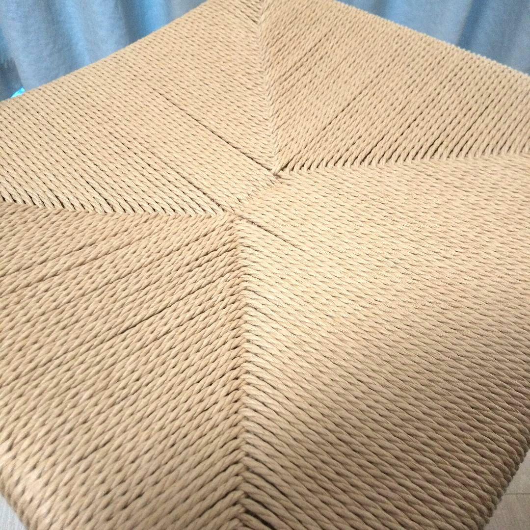 美品【無印良品】木製ペーパーコードチェア②