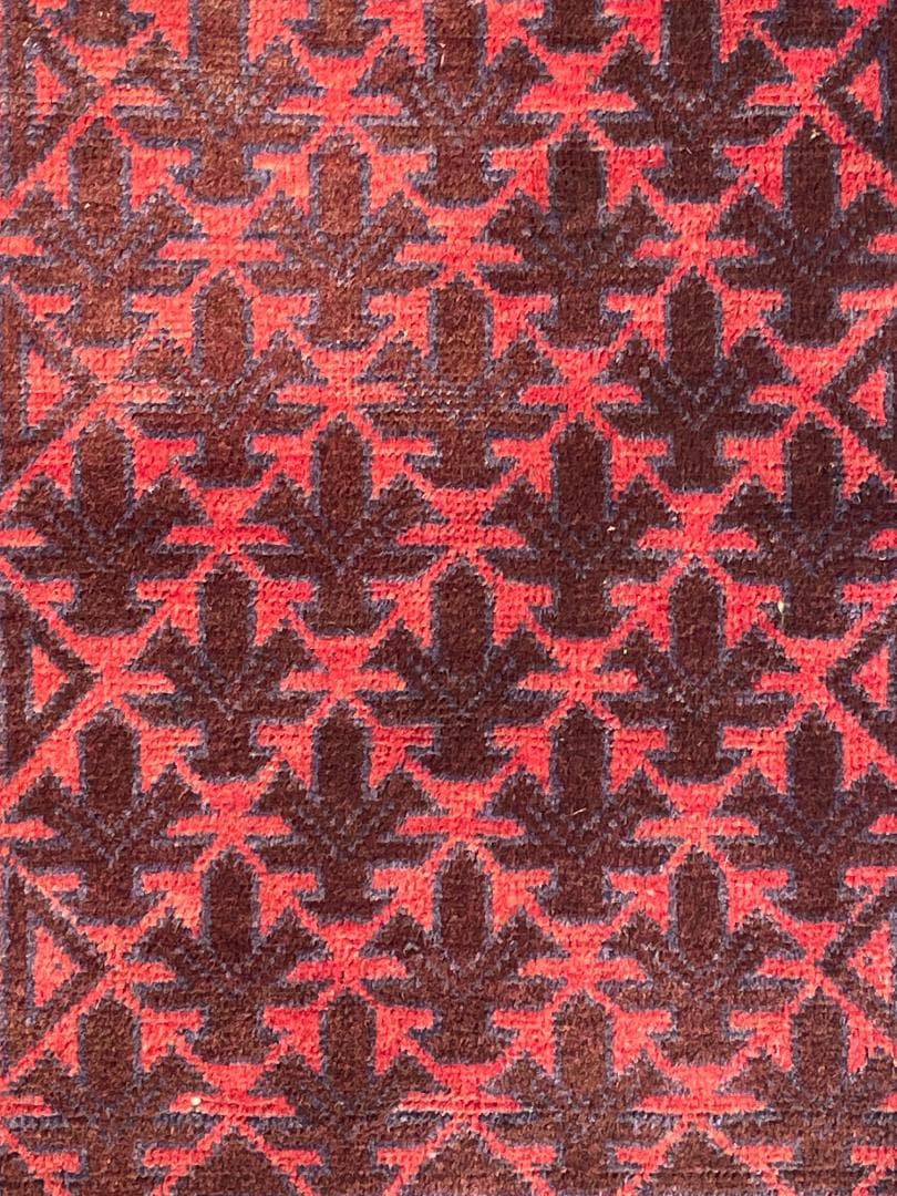 【vintage rug】バルーチ族　ヴィンテージ　アフガン　幾何学模様