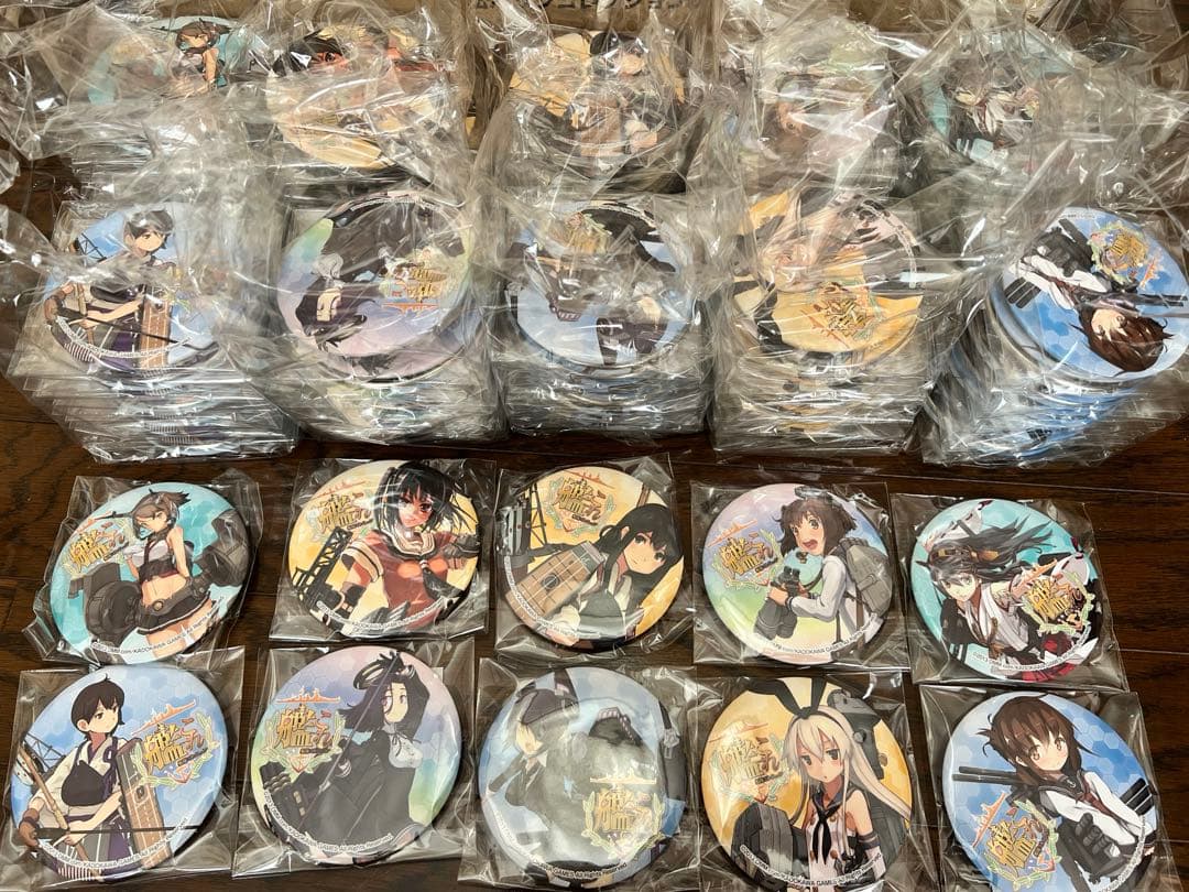 10種138個★艦隊コレクション 艦これ 缶バッジコレクション Vol.1 .2