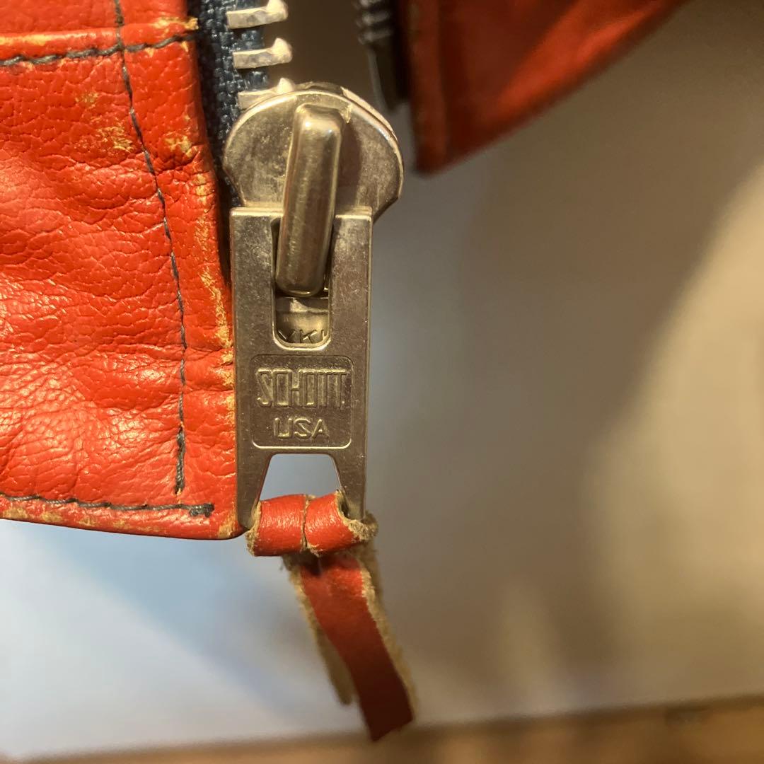 ショット　Schott シングル　ライダースジャケット S