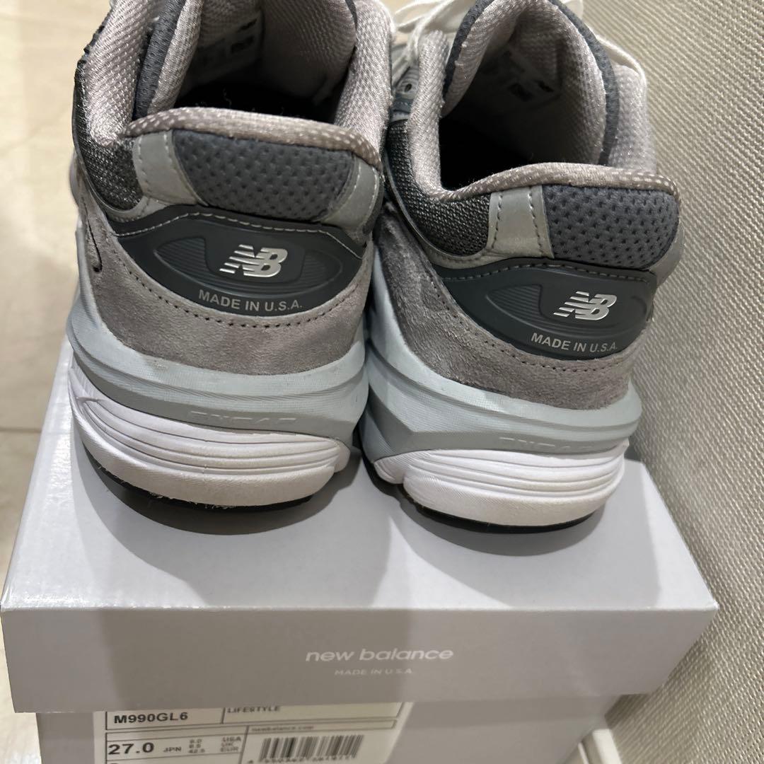New Balance 990 v6グレー スニーカー