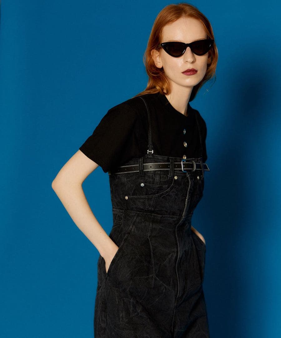 メゾンスペシャル　Denim Bare All In One