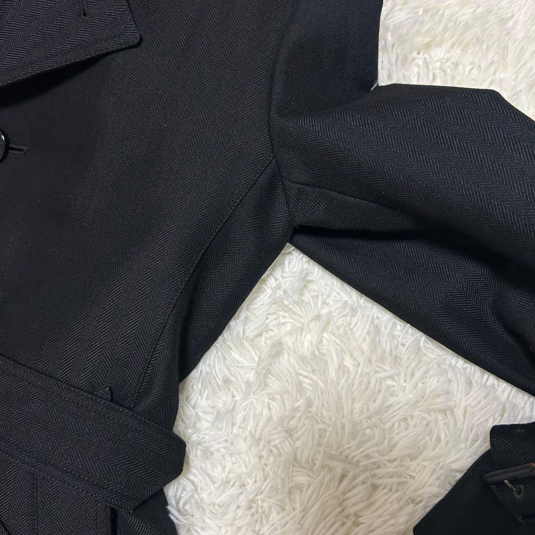 バーバリーブラックレーベル　トレンチコート　ライナー　ベルト付　チェック　M