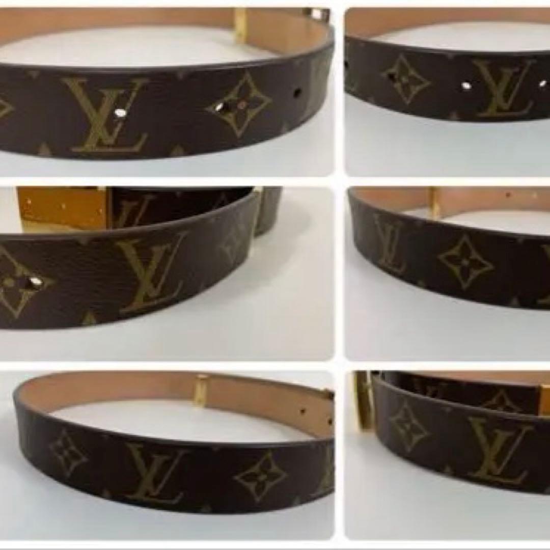 Louis Vuitton モノグラム レザーベルト値引げしました。