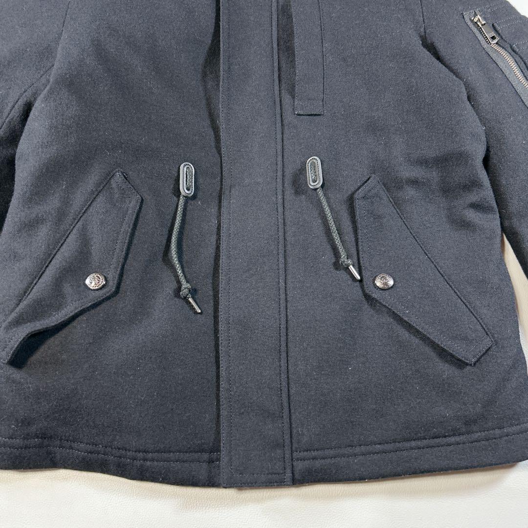 BURBERRY BLACK LABEL ライトアウター付 フーデッドコートL