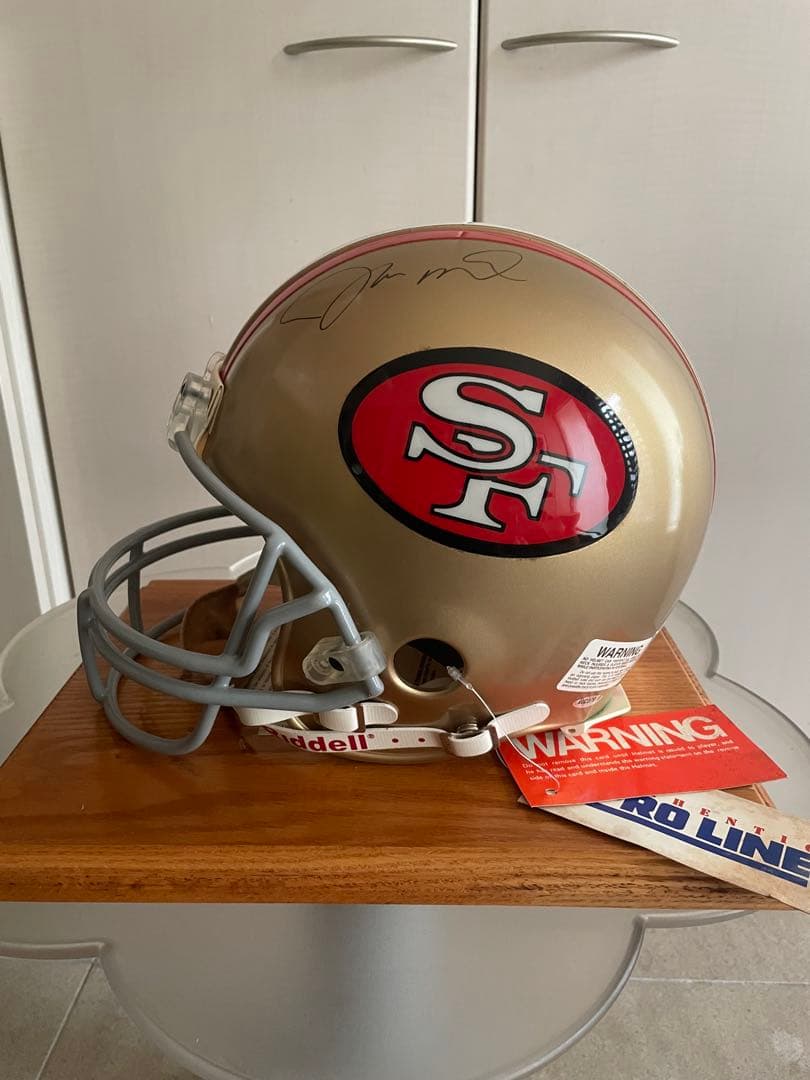 サンフランシスコ49ers Riddell ヘルメット ジョーモンタナ直筆サイン