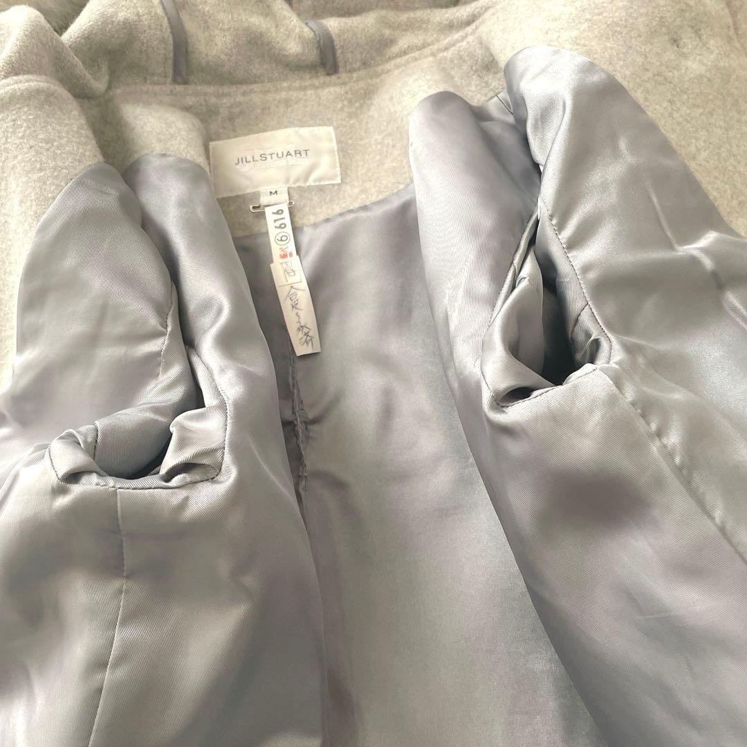 極美品⭐︎JILL STUART フォックスファー グレー ダッフルコート M