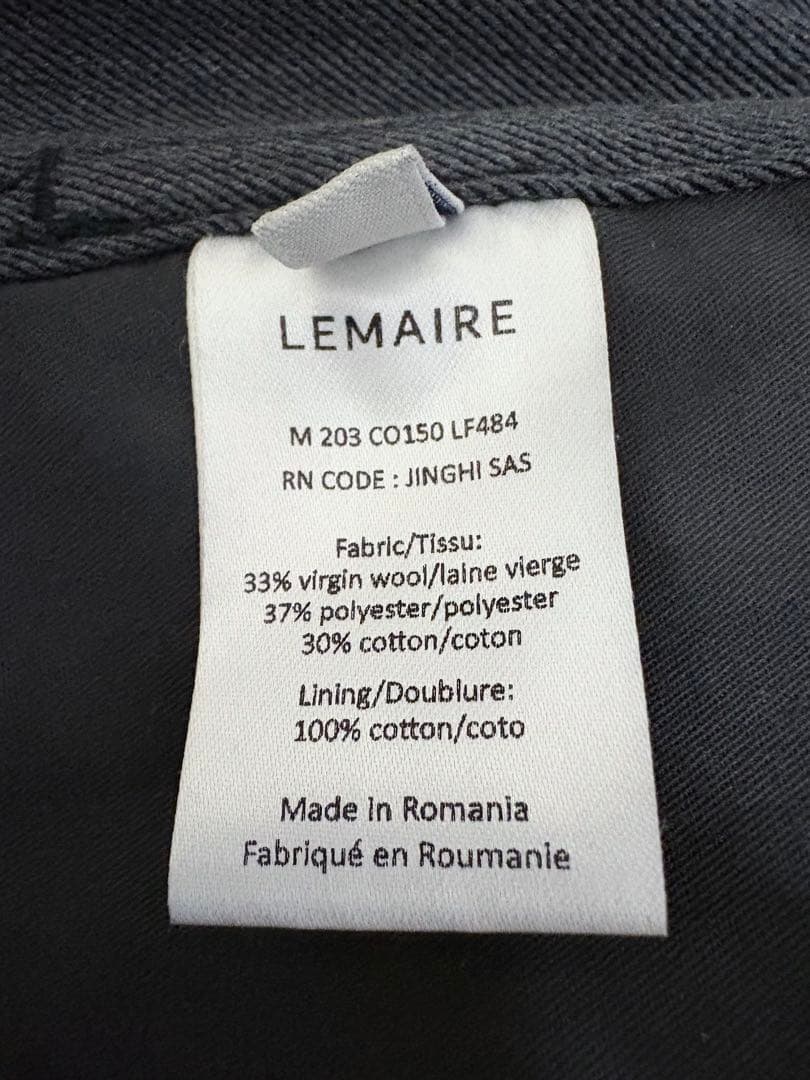 ジャケット・アウター LEMAIRE 20AW MILITARY OVERCOAT