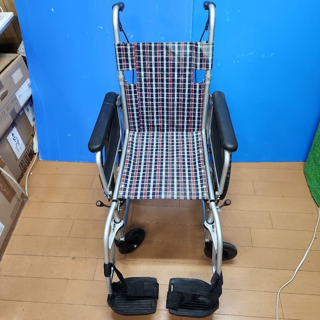 S211★日進医療器・自走用車椅子 アルミ製 ZJ1623933/送料無料
