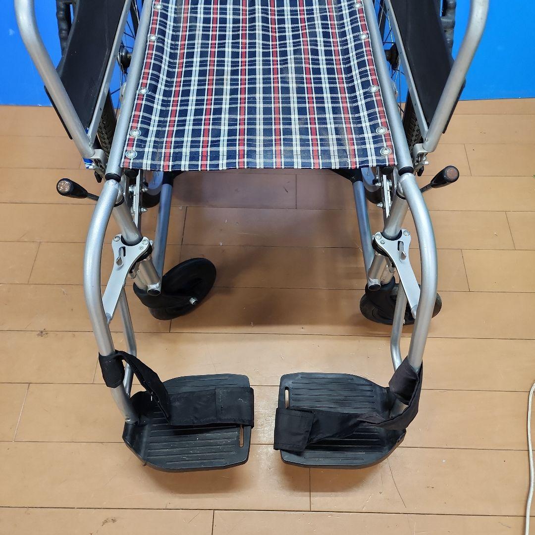 S211★日進医療器・自走用車椅子 アルミ製 ZJ1623933/送料無料