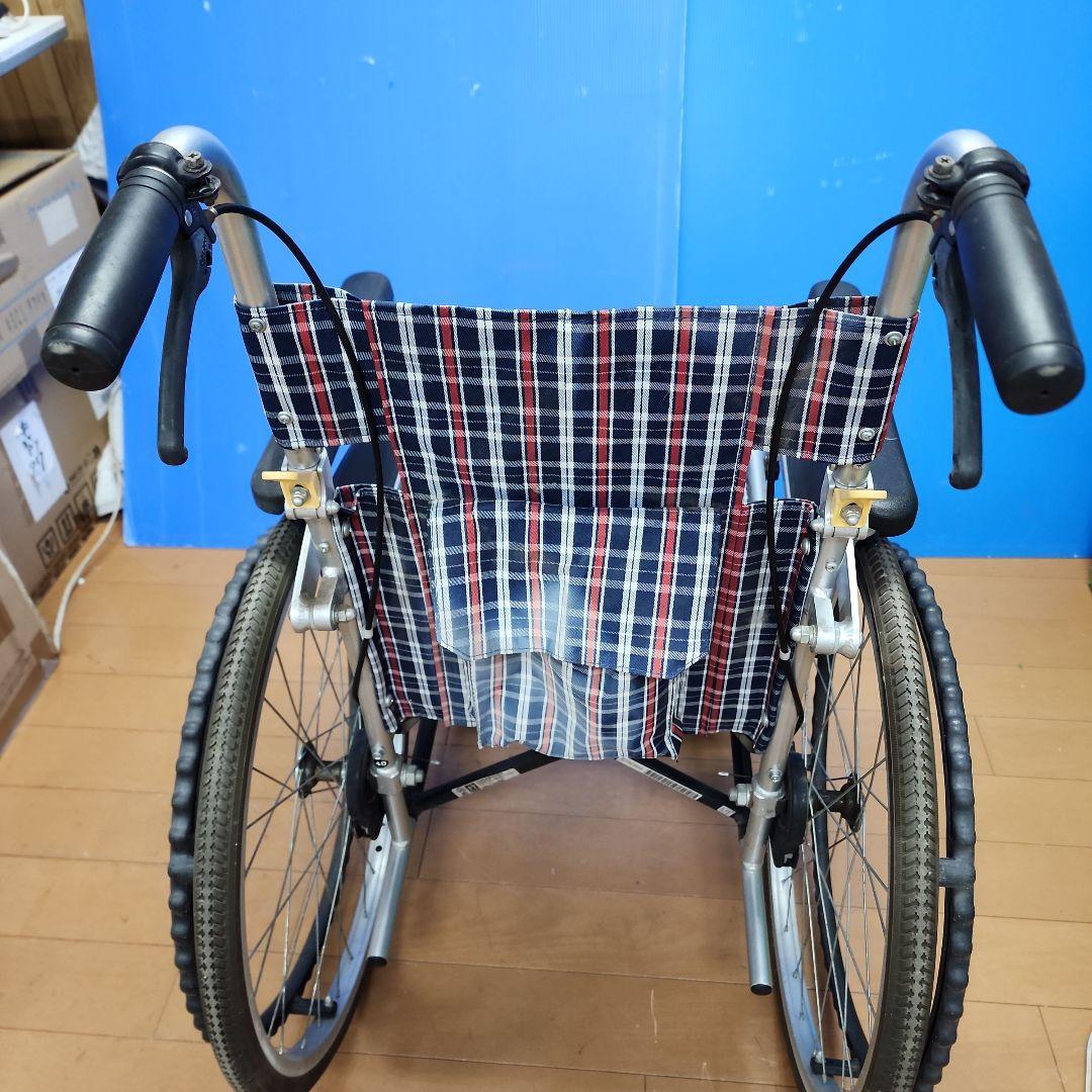 S211★日進医療器・自走用車椅子 アルミ製 ZJ1623933/送料無料