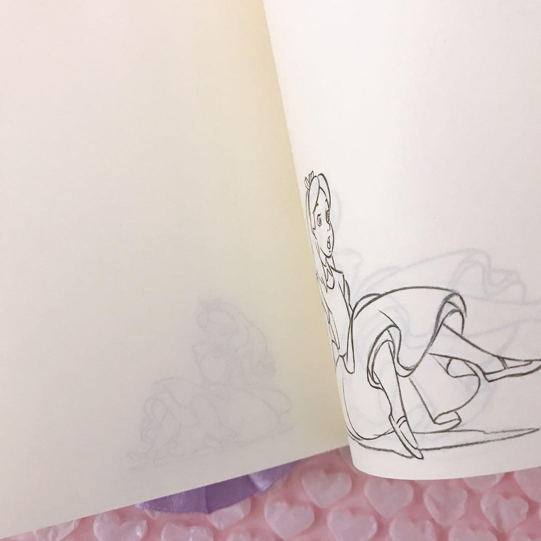 【未使用品】不思議の国のアリス　メモ帳　ノート　パラパラ漫画