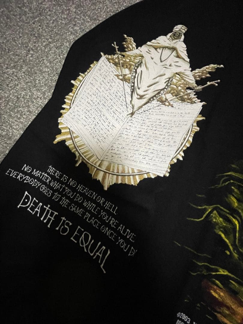 1点のみ激レア デスノート DEATH NOTE アニメ ロングTシャツ