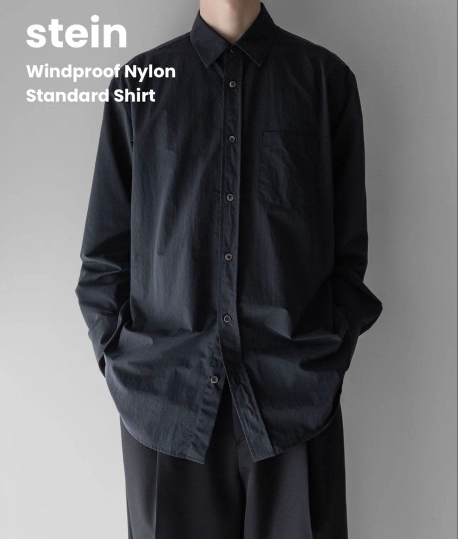 トップス stein WINDPROOF NYLON STANDARD SHIRT