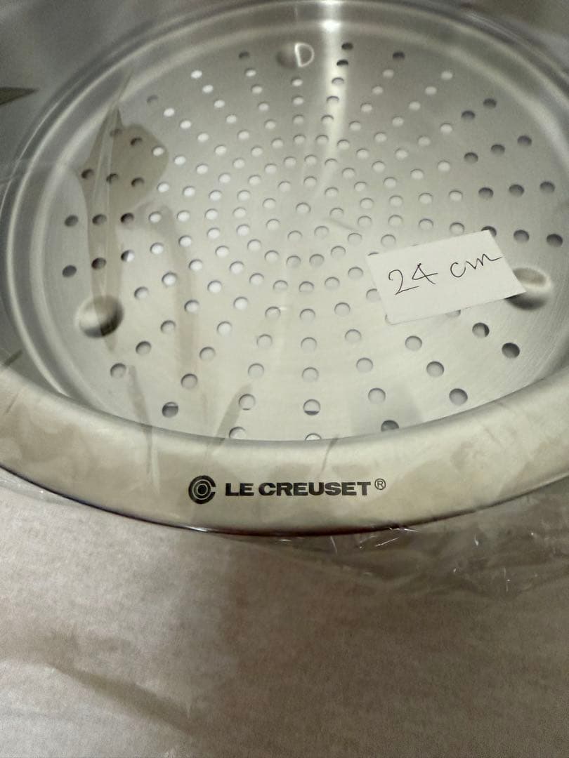 【新品】LE CREUSET ル・クルーゼ　スチーマー24cm