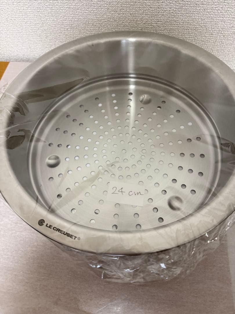 【新品】LE CREUSET ル・クルーゼ　スチーマー24cm