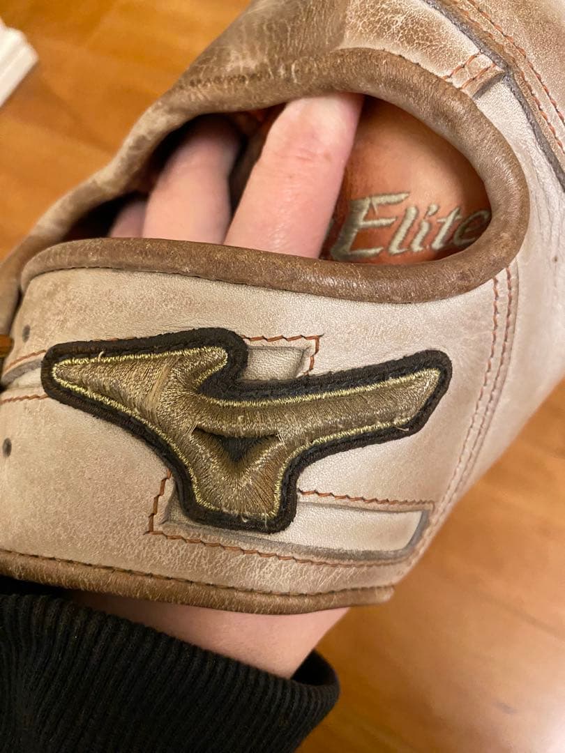 Mizuno グローバルエリート硬式用　ファーストミット　ホワイト