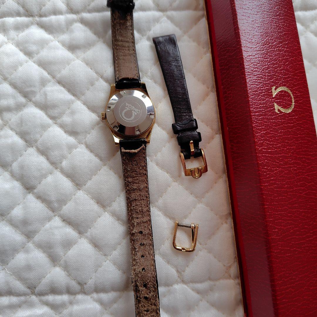 OMEGA　ジュネーブ　手巻き　ケース付き　ヴィンテージ　可動品