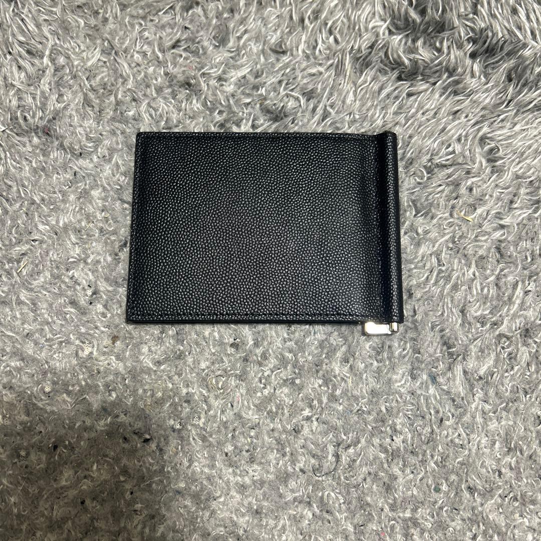 ✨未使用品✨サンローラン　マネークリップ　レザー　キャビアスキン　378005