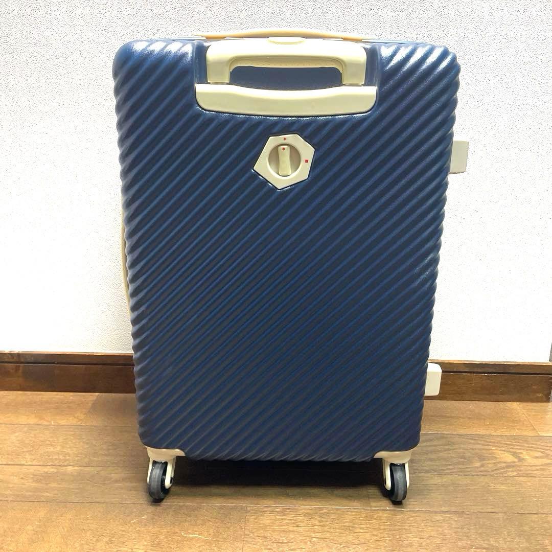 HaNTハント47Lキャリーケース機内持込み対応サイズ ネイビーキャリーバッグ