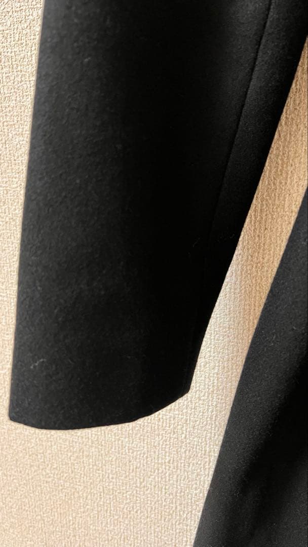 TED BAKER ウール ラップ コート スタンドカラー ロング ベルト　黒